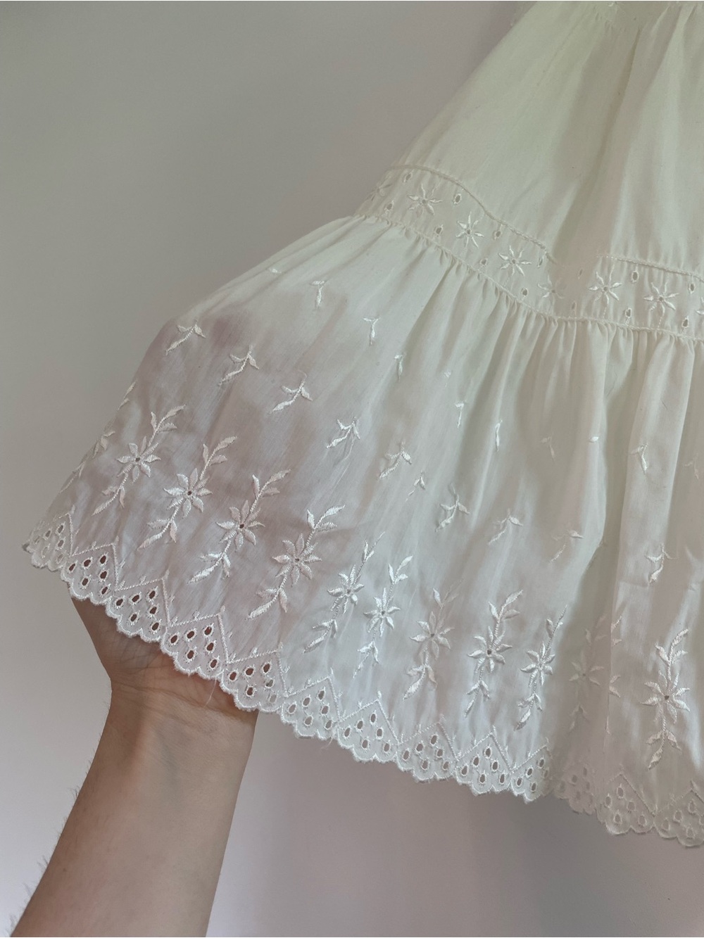 Vintage Tiered Midi Skirt - Picture 2 of 9